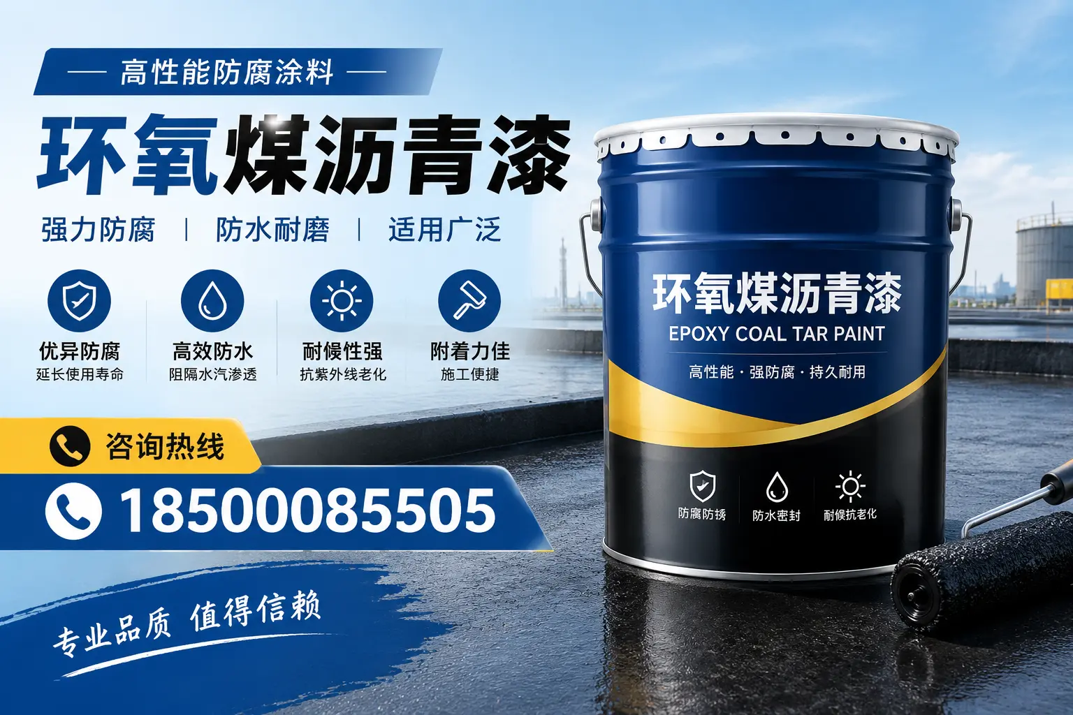 环氧煤沥青漆的主要成分与功能，漯河用户深度了解